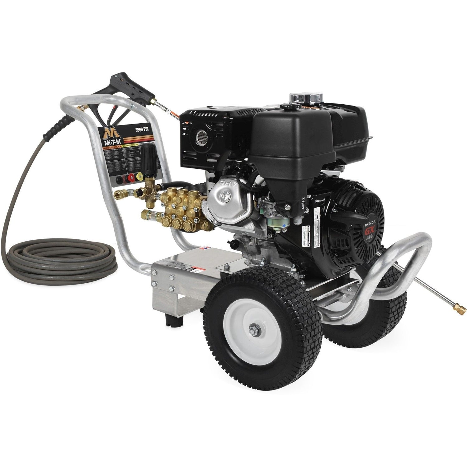 Mi-T-M CA-3504-1MGH CA Aluminum Series 3500 PSI Gasoline Direct Drive Cold Water Pressure Washer