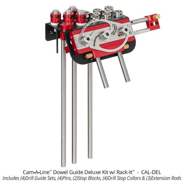 Woodpeckers CAL-DEL Cam-A-Line Deluxe Kit w/ Rack-It