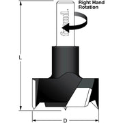 Freud CB30070R 40mm Cylinder Hinge Router Bit