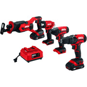 SKIL CB739601 PWR CORE 20 20V 4-Tool Combo Kit