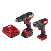 SKIL CB742901 PWR CORE 12 Brushless 12V Drill Driver & Impact Driver Kit