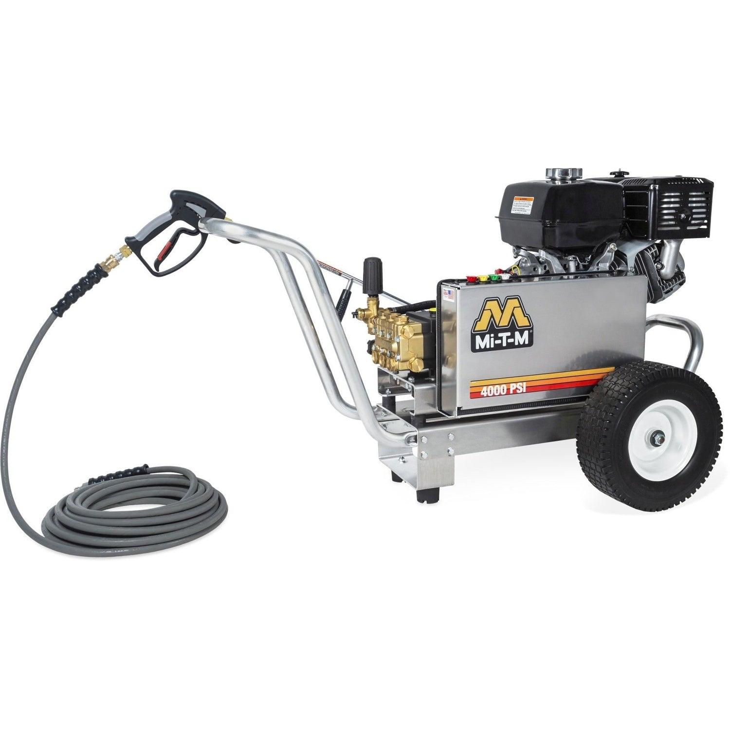 Mi-T-M CBA-4004-1MGH CBA Aluminum Series 4000 PSI Gasoline Belt Drive Cold Water Pressure Washer