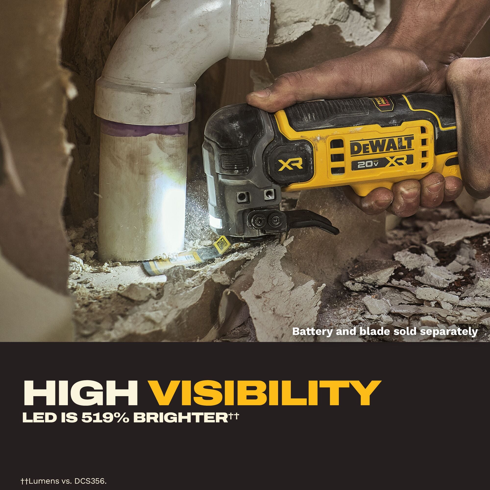 DEWALT 20V MAX* XR® Oscillating Multi-Tool (Tool Only)