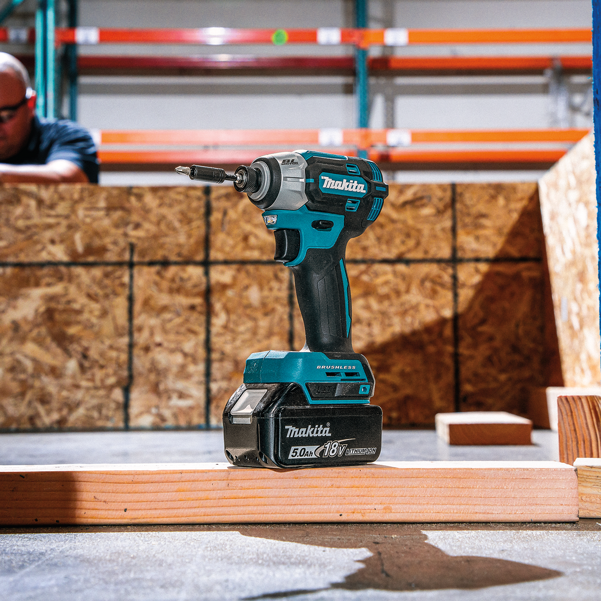 Makita 18V LXT Brushless Quick-Shift Mode 4-Speed Impact Driver (XDT21T) - on the job site 10
