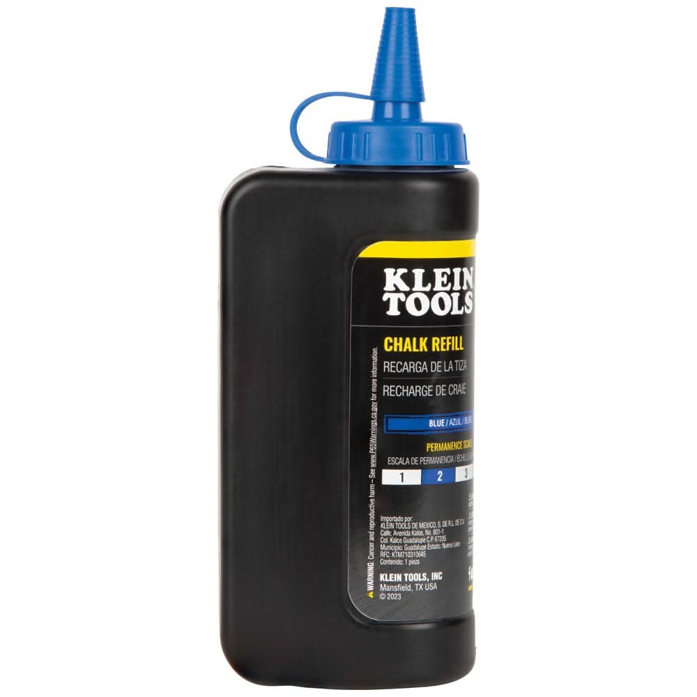 Klein Tools CHLK14B Chalk Refill, Blue