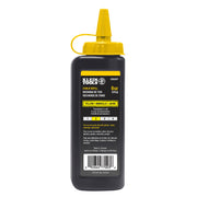 Klein Tools CHLK8Y yellow chalk refill bottle, 8 oz (227 g)