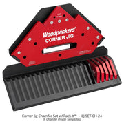 Woodpeckers CJ-SET-CH-24 Corner Jig Chamfer Set