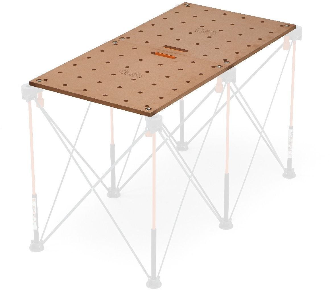 Bora CK22TM 2-ft x 4-ft Centipede Table Top 20mm Dog Holes 96mm On Center