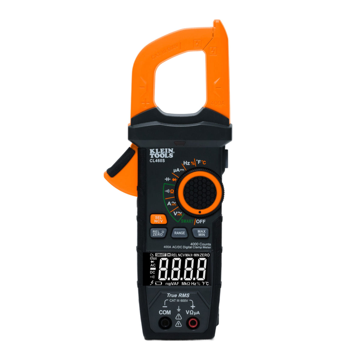 Klein Tools CL460S 400A AC/DC auto-ranging smart digital clamp meter