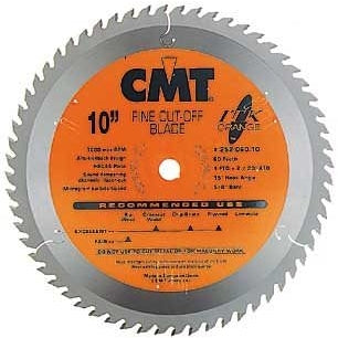 CMT 252.060.10 10 in. x 60-Tooth , ATB, .098 Kerf, ITK Fine Cut-Off Saw Blade