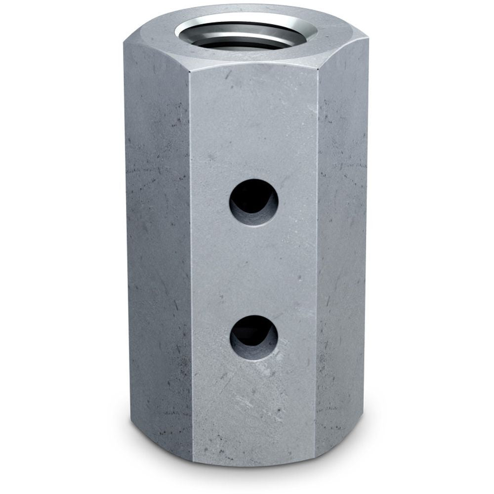 Simpson Strong-Tie CNW3/8 CNW 3/8-in. Coupler Nut with Witness Hole