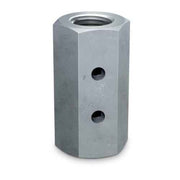 Simpson Strong-Tie CNW5/8-5/8-OST CNW 5/8-in. to 5/8-in. Oversized Thread Coupler Nut with Witness Hole