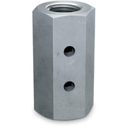 Simpson Strong-Tie CNW5/8-1/2 CNW 5/8-in. to 1/2-in. Coupler Nut with Witness Hole