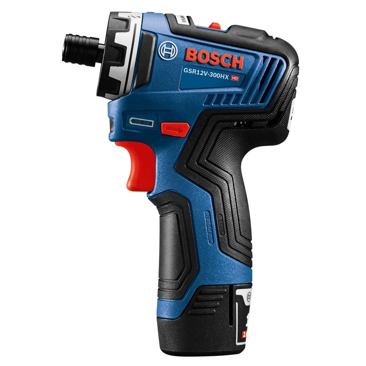 Bosch GSR12V-300HXB22 12V Max Brushless 1/4-Inch Hex Two-Speed Screwdriver 2.0Ah Kit