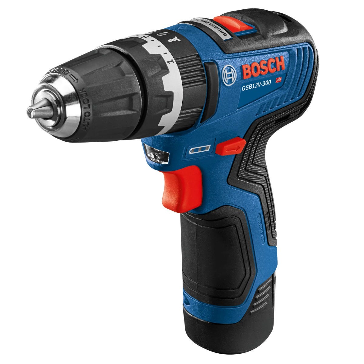 Bosch GSB12V-300B22 12V Max Brushless 3/8-Inch Hammer Drill/Driver 2.0Ah Kit