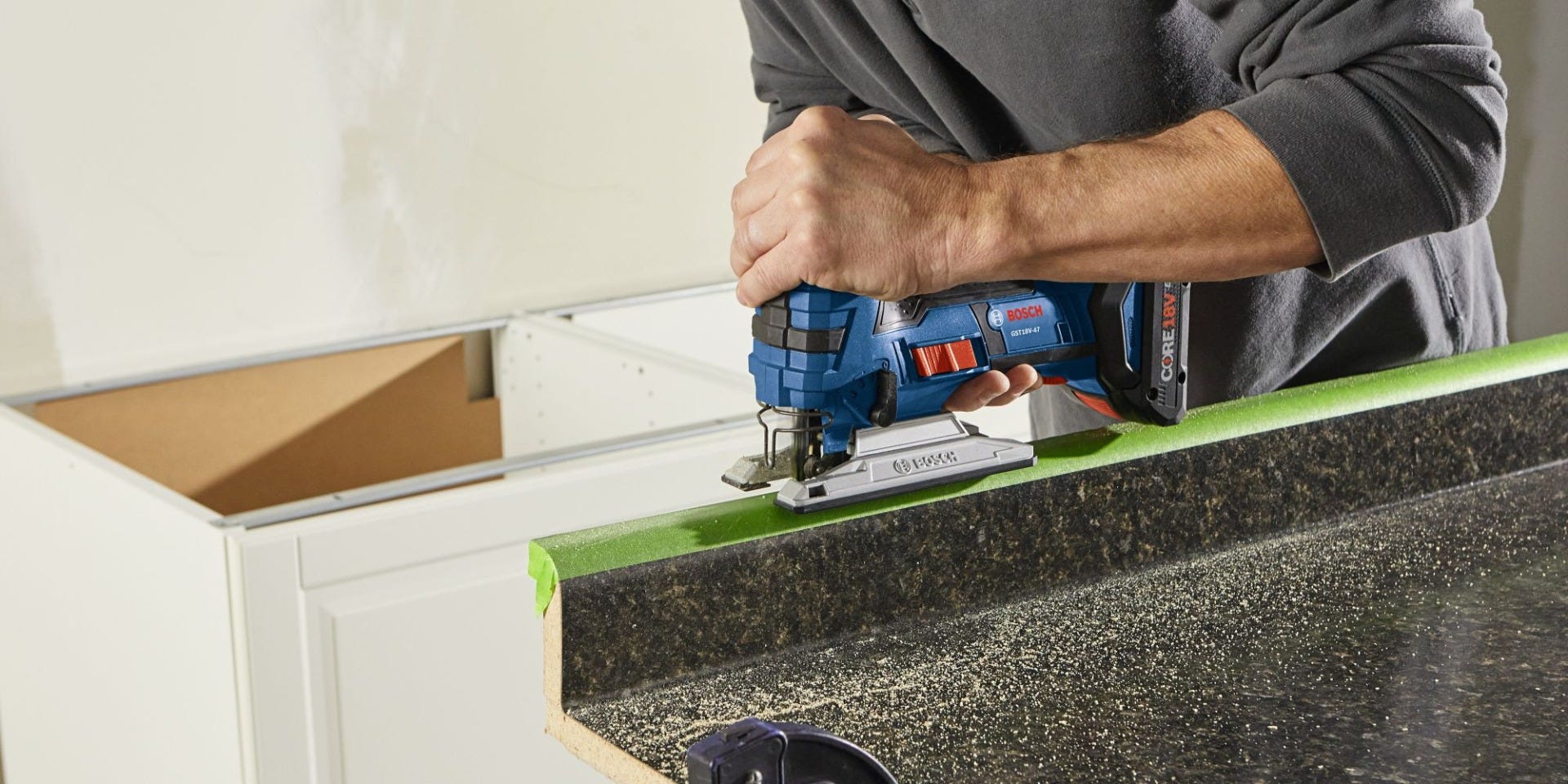 Bosch GST18V-47N 18V Barrel-Grip Jig Saw, Bare Tool