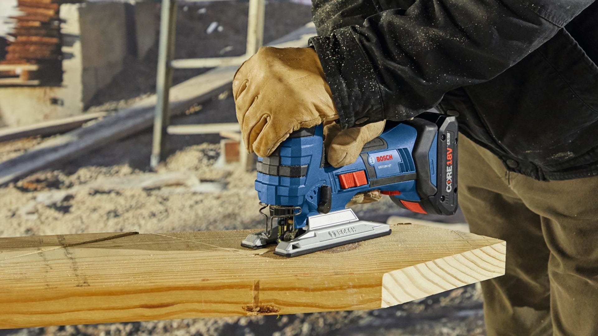 Bosch GST18V-47N 18V Barrel-Grip Jig Saw, Bare Tool