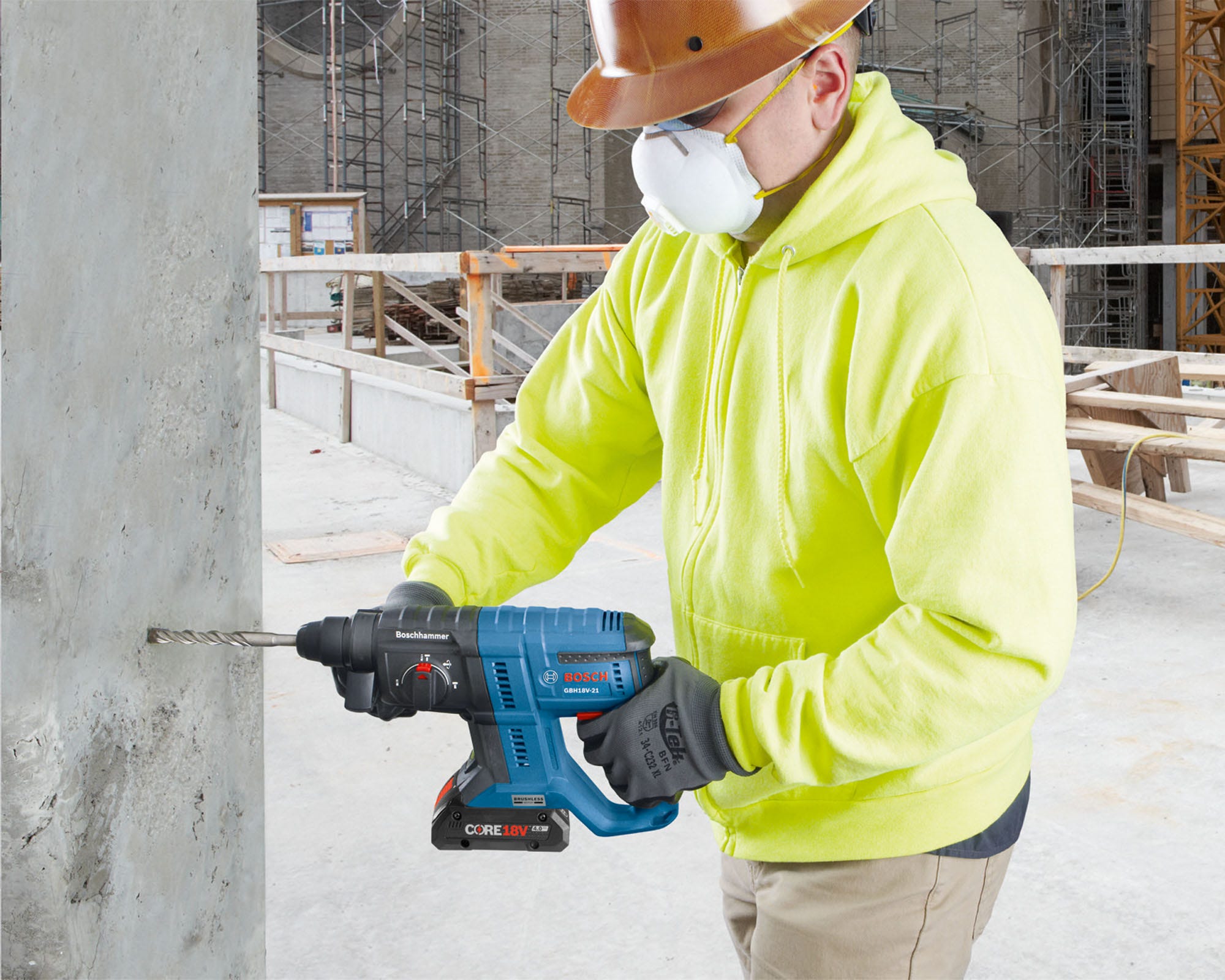 Bosch GBH18V-21N 18V Brushless SDS-plus 3/4 In. Rotary Hammer (Bare Tool)