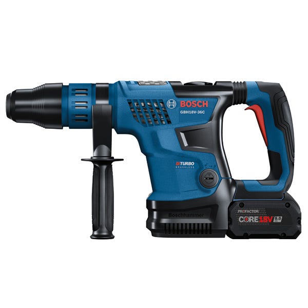 Bosch GBH18V-36CK24 PROFACTOR 18V Hitman Connected-Ready SDS-max 1-9/16 In. Rotary Hammer Kit with (2) CORE18V 8.0 Ah PROFACTOR Performance Batteries
