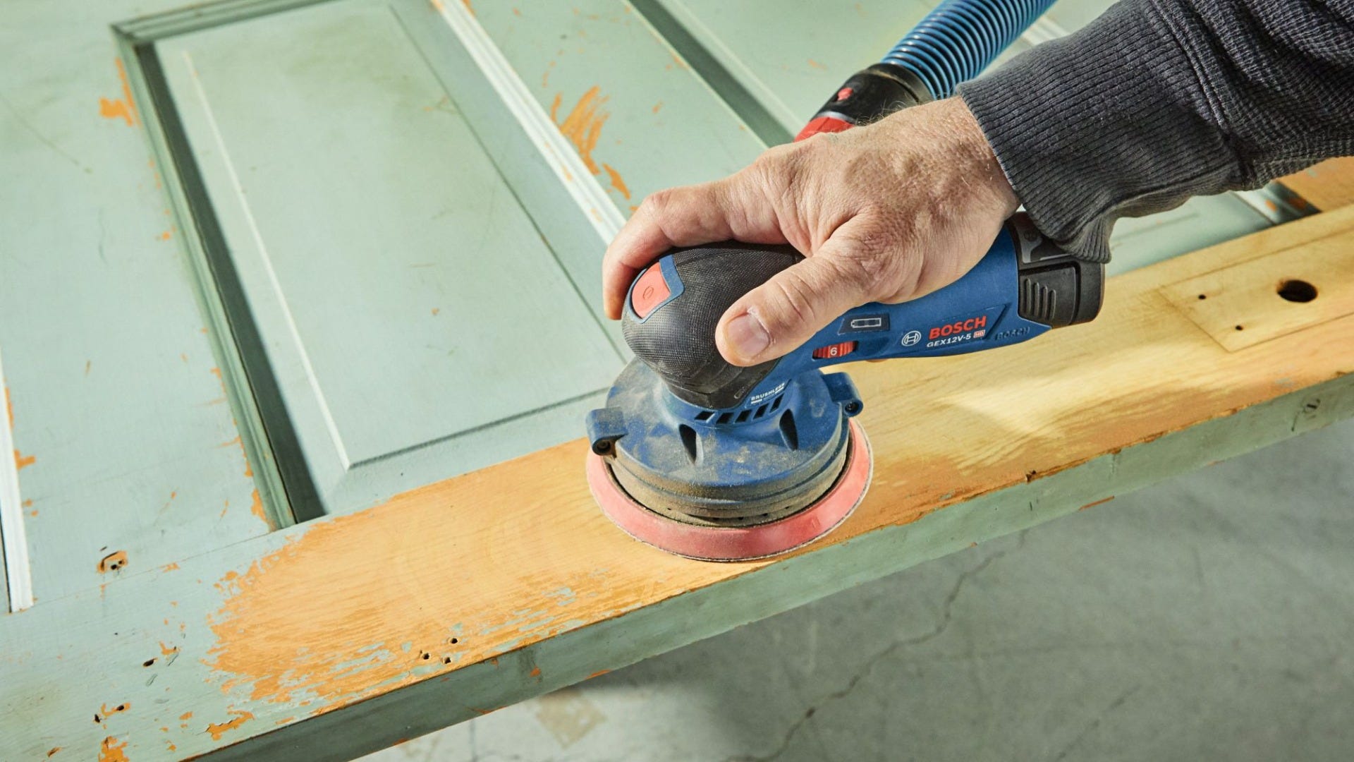 Bosch GEX12V-5N 12V Max Brushless 5-in. Random Orbit Sander, Bare Tool