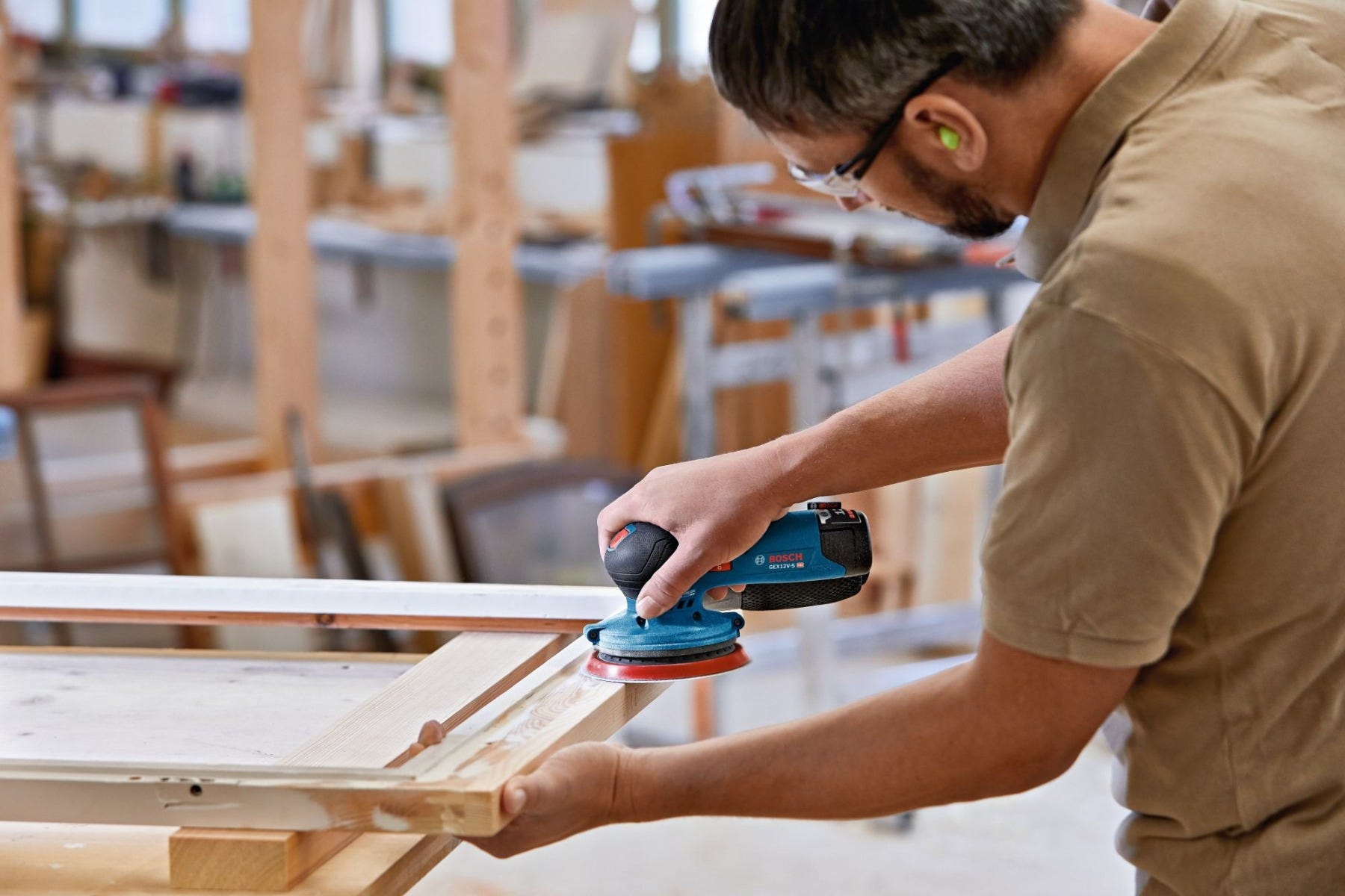 Bosch GEX12V-5N 12V Max Brushless 5-in. Random Orbit Sander, Bare Tool