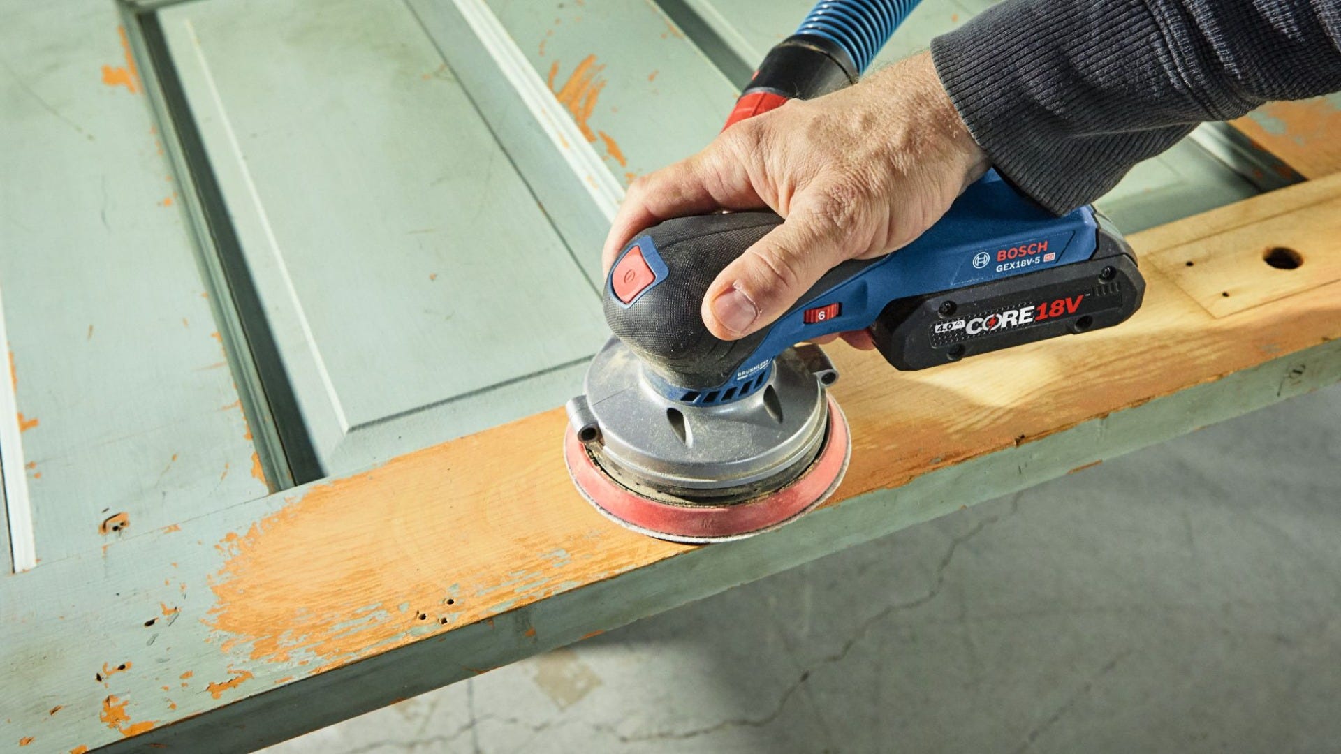 Bosch GEX18V-5N 18V Brushless 5-in. Random Orbit Sander, Bare Tool