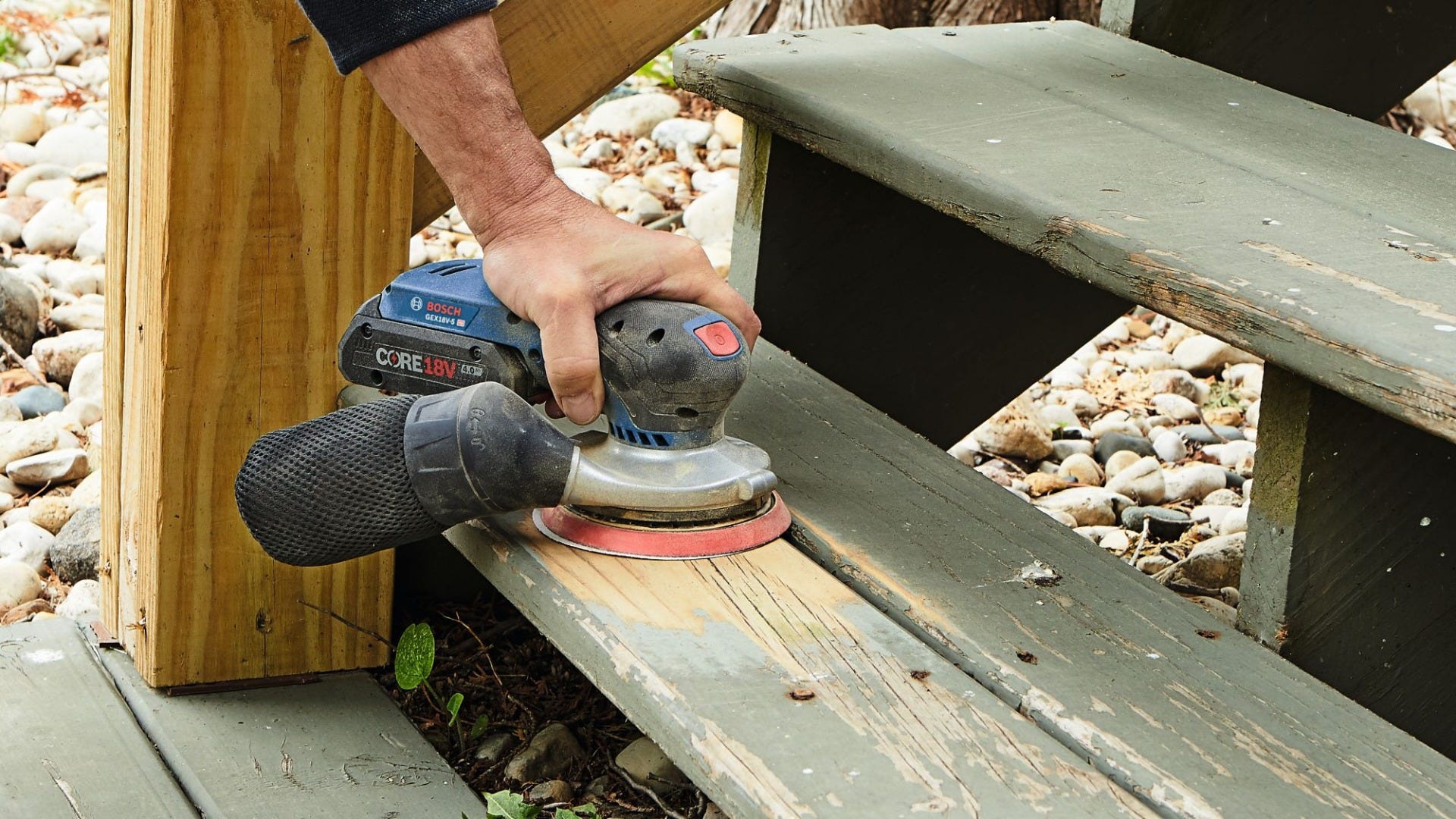 Bosch GEX18V-5N 18V Brushless 5-in. Random Orbit Sander, Bare Tool