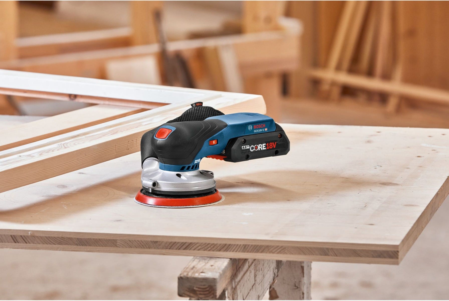 Bosch GEX18V-5N 18V Brushless 5-in. Random Orbit Sander, Bare Tool