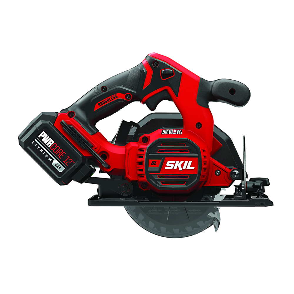SKIL CR541802 PWRCORE 12 Brushless 12V 5-1/2" Circular Saw with 4.0Ah Battery and PWR JUMP Charger