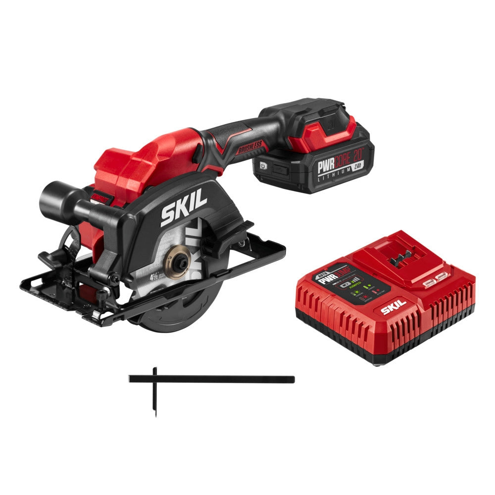 SKIL PWR CORE 20™ Brushless 20V 4-1/2 IN. Compact Circular Saw Kit
