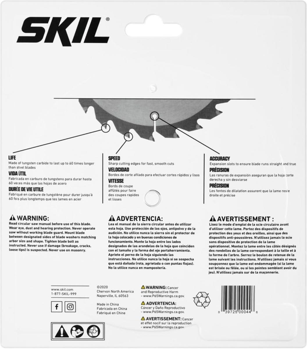 SKIL CRB1001 5-1/2 In. 18-Tooth Circular Saw Blade