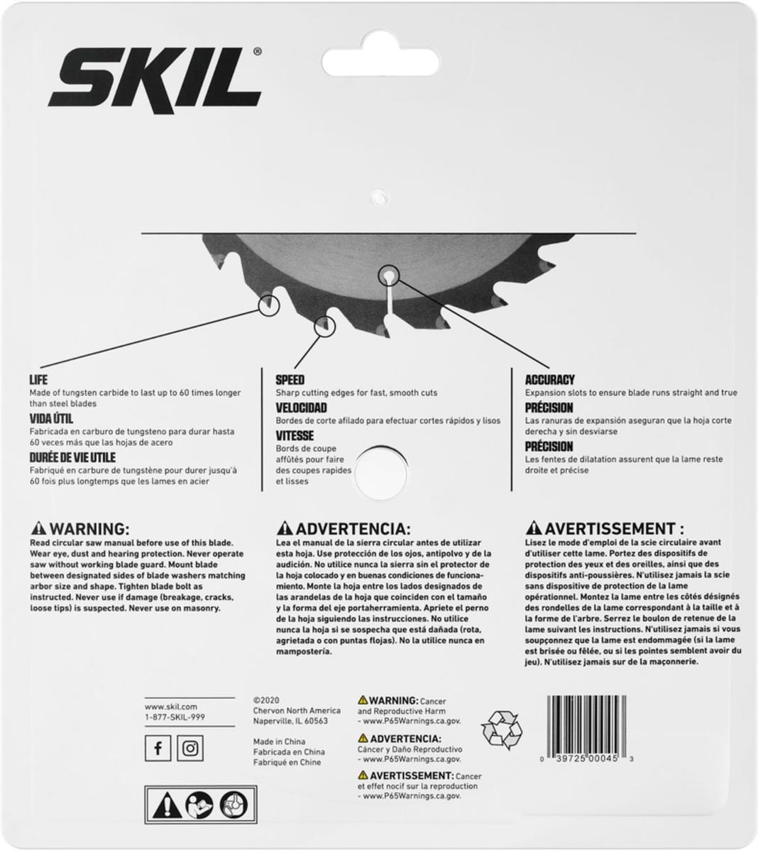 SKIL CRB1002 6-1/2 In. 24-Tooth Circular Saw Blade