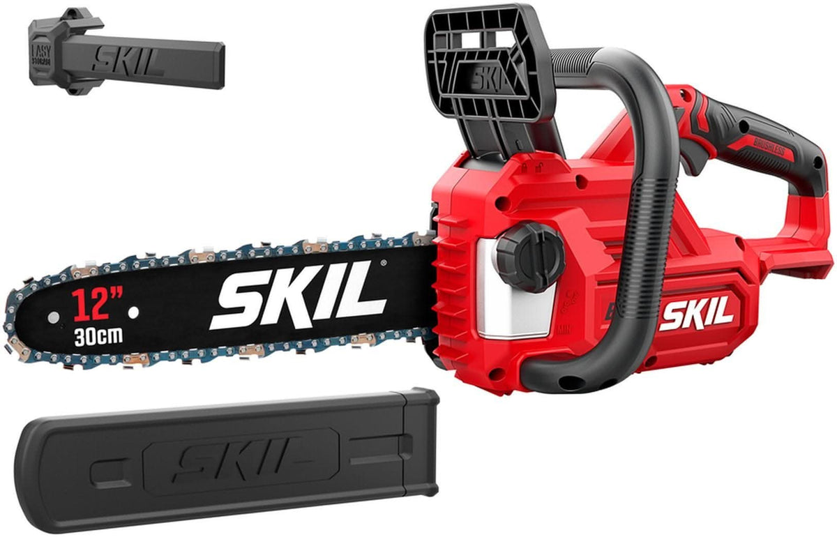 SKIL CS4562B-10 PWR CORE 20 Brushless 12 IN. Chain Saw with 4.0Ah Battery and Charger