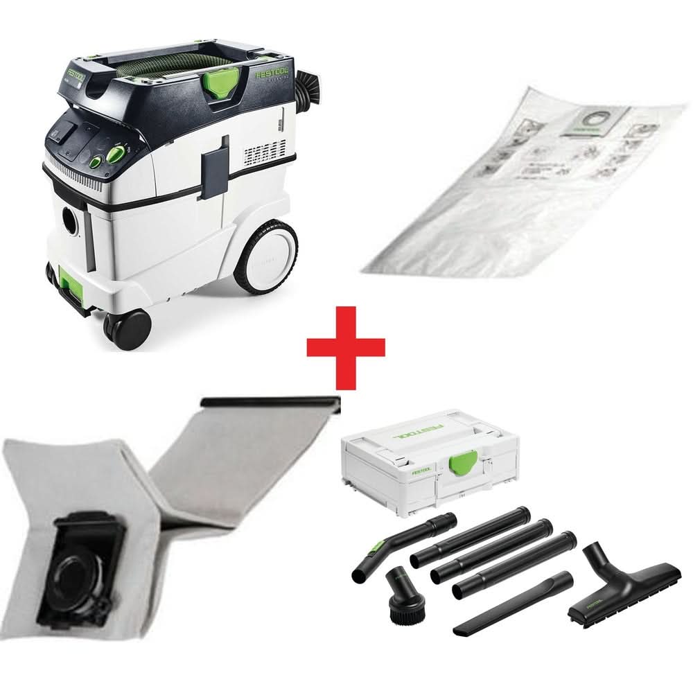 Festool CT 36 EI HEPA Bluetooth Dust Extractor Pro Bundle