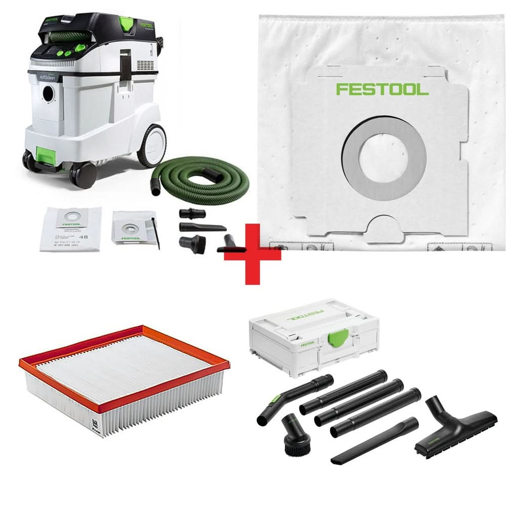 Festool CT 48 EI AC HEPA Bluetooth Dust Extractor Pro Bundle