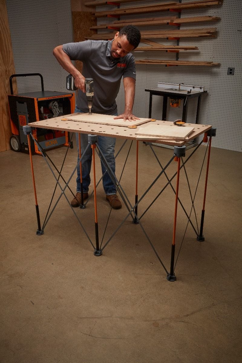 Bora CT6 Tall Centipede Work Stand, 2 ft. x 4 ft. x 36 in.