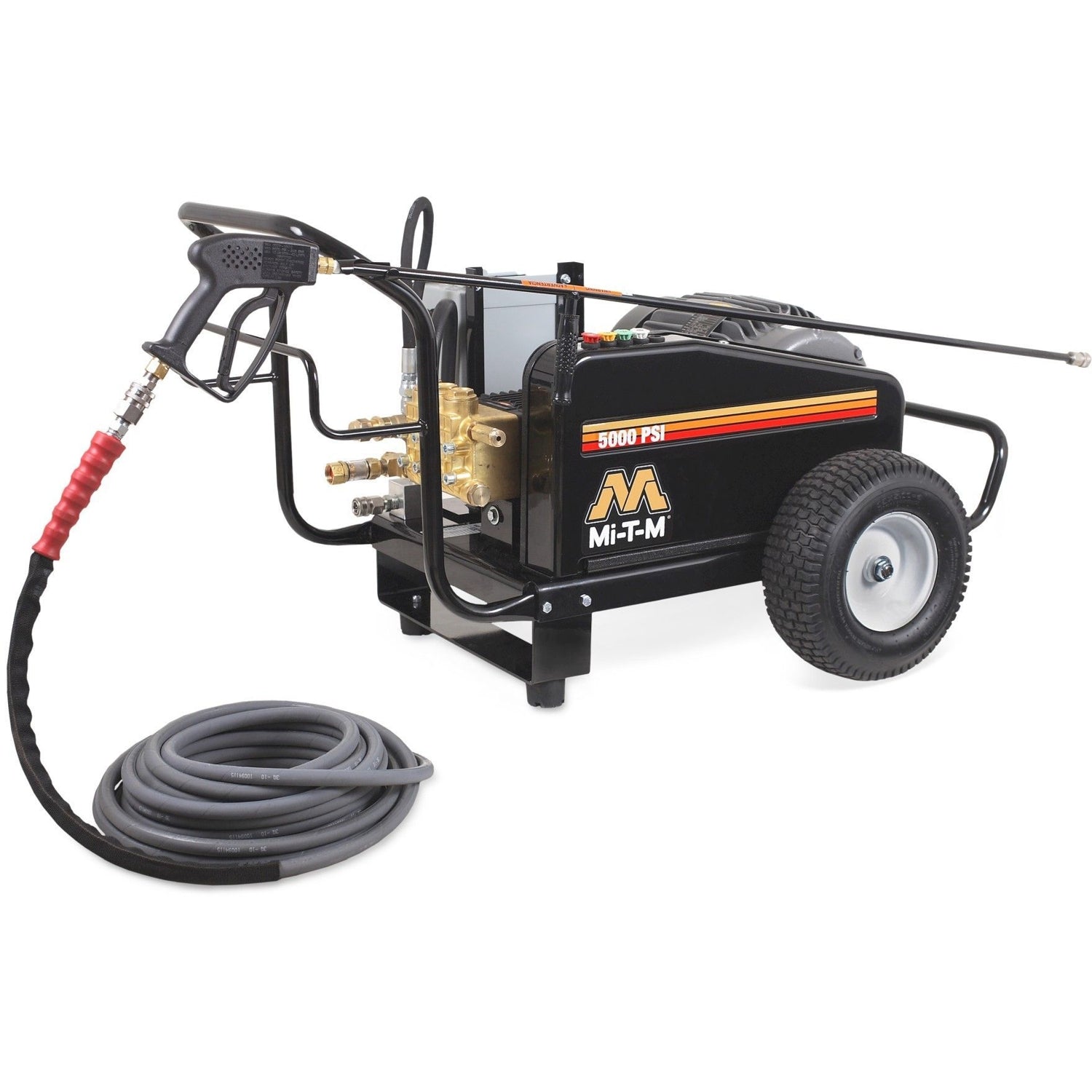 Mi-T-M CW-5004-0ME3 CW Premium Series 5000 PSI Electric Belt Drive Cold Water Pressure Washer