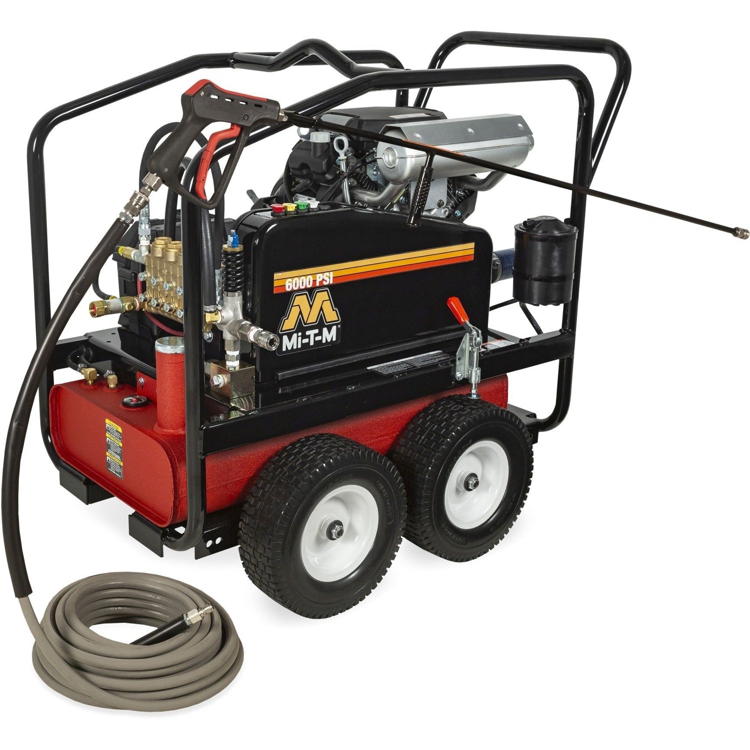 Mi-T-M CWC-6004-4MGH CWC Premium Series 6000 PSI Gasoline Belt Drive Cold Water Pressure Washer