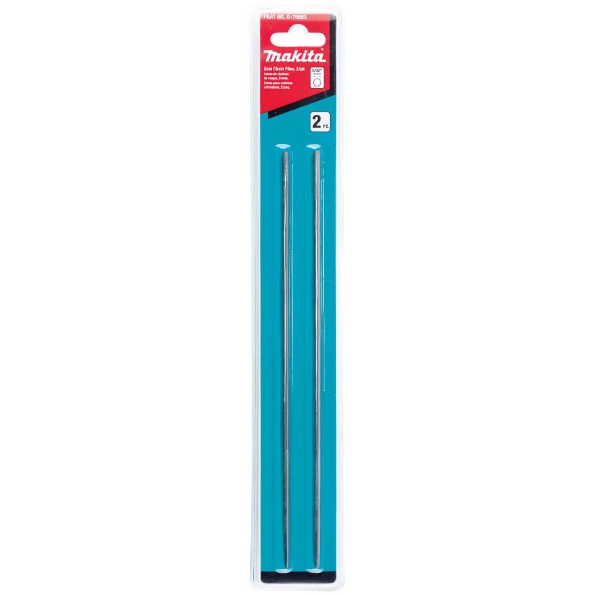 Makita D-75683 5/32" Round Saw Chain Files, 2/pk