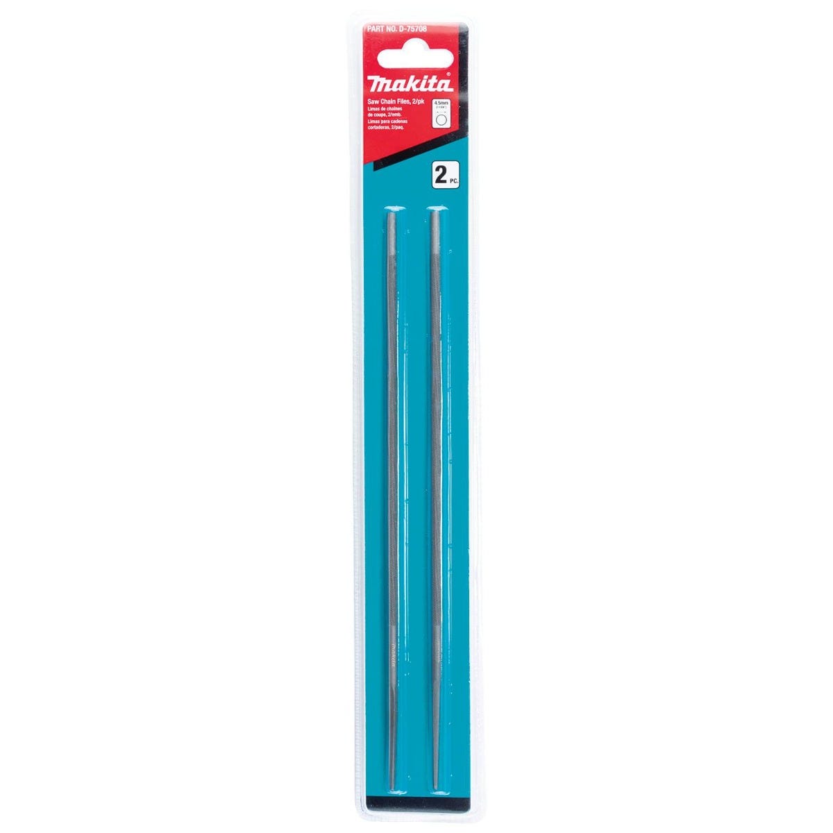Makita D-75708 4.5 mm Round Saw Chain Files, 2/pk