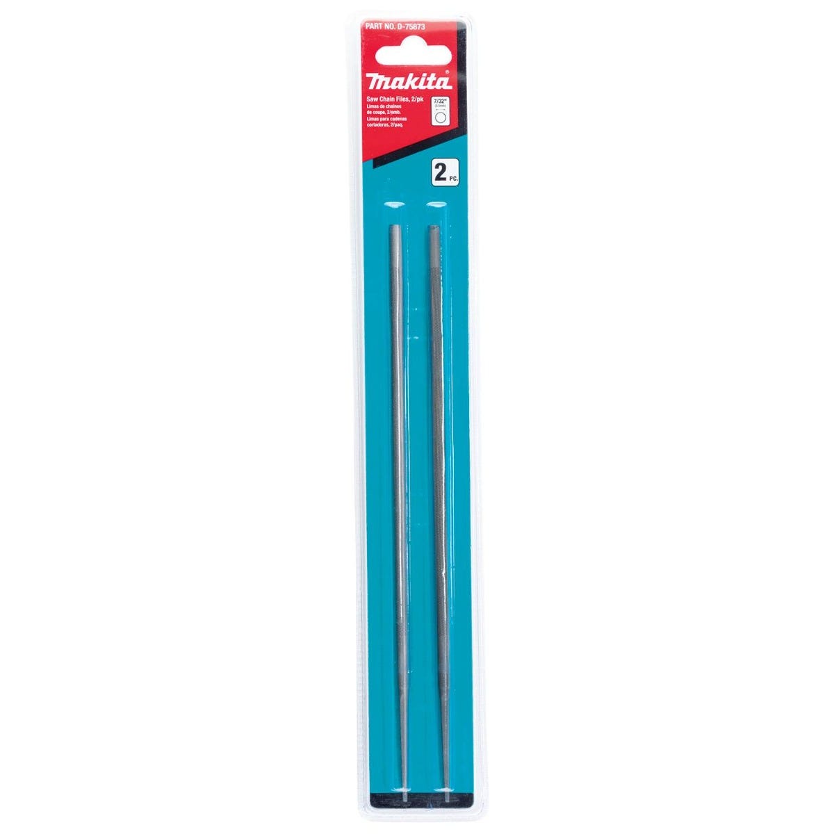 Makita D-75873 7/32" Round Saw Chain Files, 2/pk