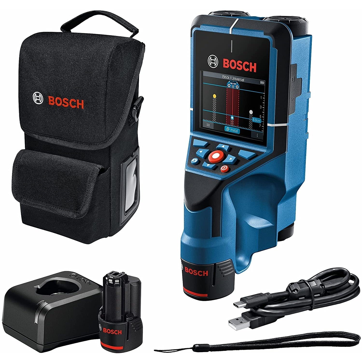 Bosch D-TECT200C 12V Professional Wall/Floor Scanner with Radar