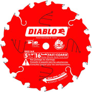 Diablo D0516X 5-3/8 in. x 16-Tooth  Framing Trim Saw Blade