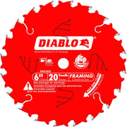 Diablo D0620X 6 in. x 20-Tooth  Framing Saw Blade for Porter Cable Saw Boss