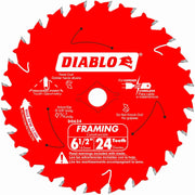 Diablo D0624A 6-1/2 in. x 24-Tooth Tracking Point Framing Saw Blade