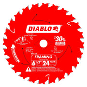 Diablo D0624X3 6-1/2 in. x 24 Tooth Framing Saw Blades for Wood (3-Pack)