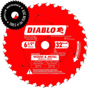 Diablo D0632GPA 6-1/2 in. x 32-Tooth  Wood & Metal Carbide Saw Blade