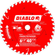 Diablo D0641X 6-1/2 in. x 40 ATB  Finish/Plywood Saw Blade