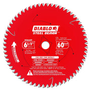 Diablo D0660FA 6-1/2 in. x 60 Tooth Steel Demon Saw Blade for Very Thin Mild Steels