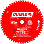 Diablo D0756N 7-1/4 in. x 56-Tooth  Thick Aluminum Cutting Saw Blade